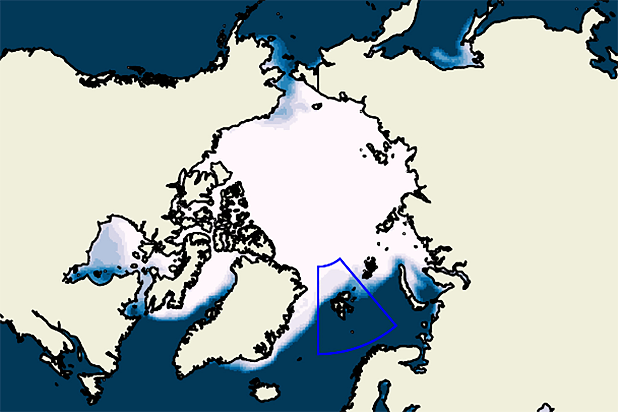 Read more about the article Uvanlig lite sjøis i Arktis