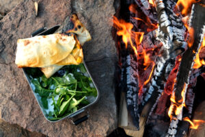 Read more about the article Grønt og godt: Varmt og velsmakene fra bålet